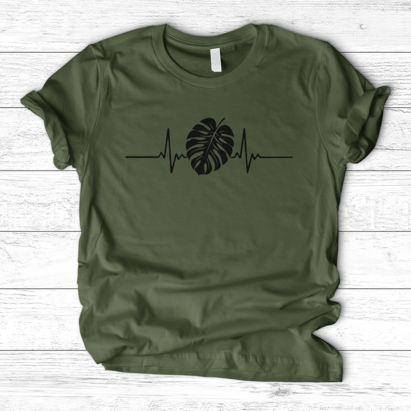 Monstera Heartbeat T-Shirt