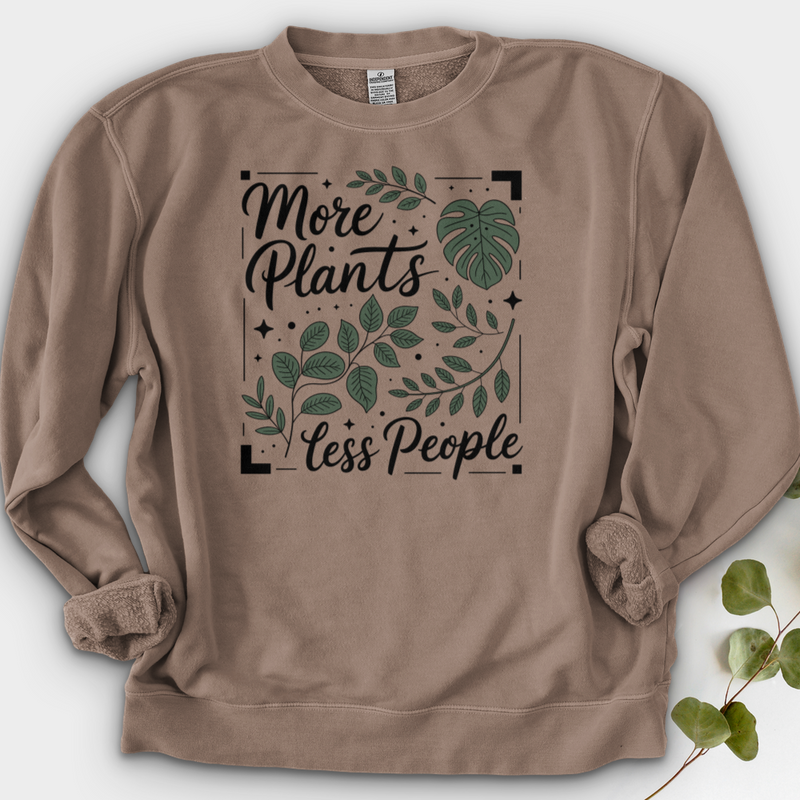More Plants Less People Crewneck