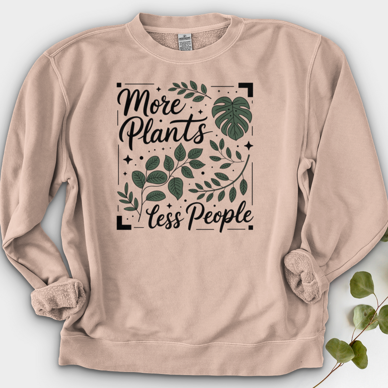 More Plants Less People Crewneck