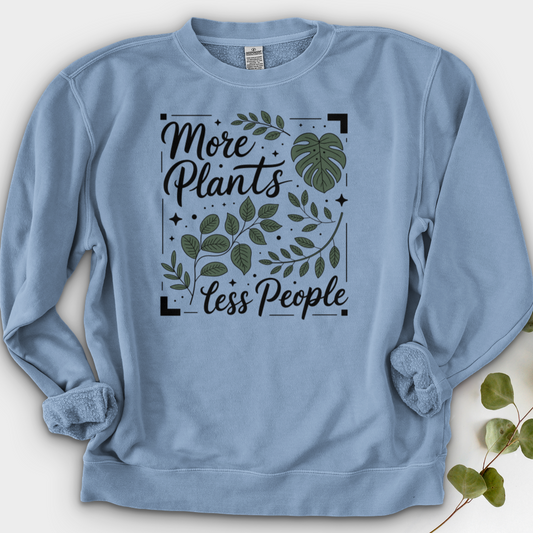 More Plants Less People Crewneck