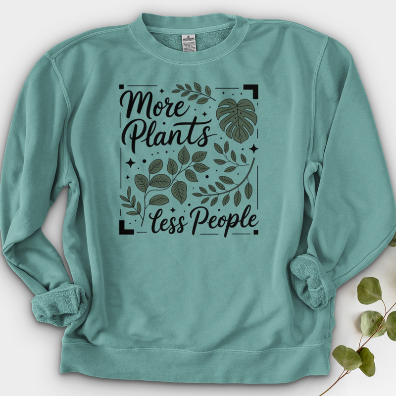 More Plants Less People Crewneck