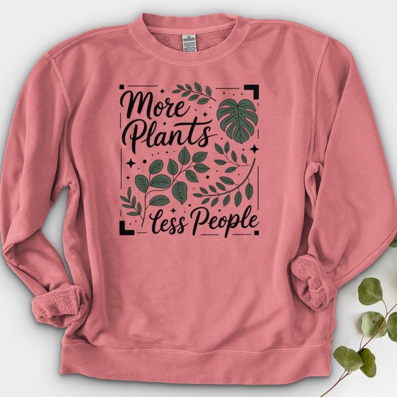 More Plants Less People Crewneck