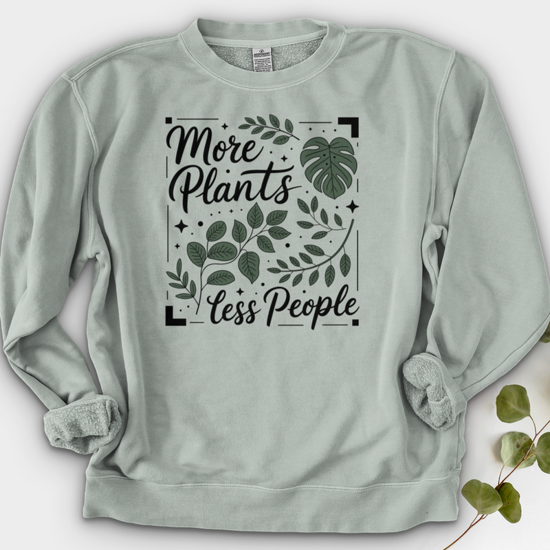 More Plants Less People Crewneck