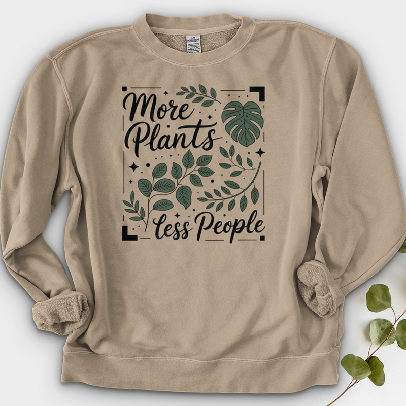 More Plants Less People Crewneck