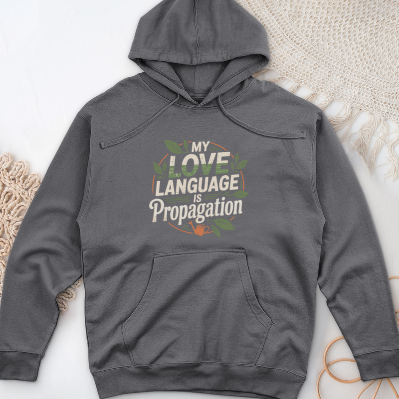 My Love Language is Propagation Midweight Hooded Sweatshirt