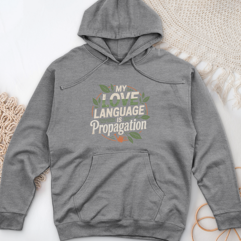 My Love Language is Propagation Midweight Hooded Sweatshirt
