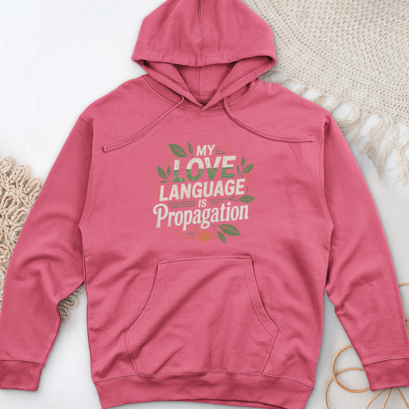 My Love Language is Propagation Midweight Hooded Sweatshirt