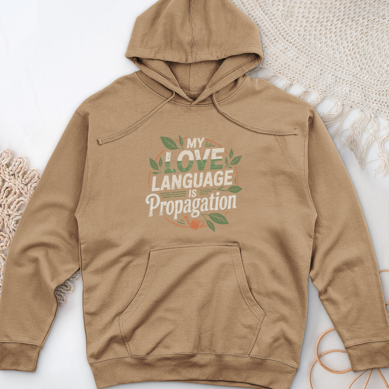 My Love Language is Propagation Midweight Hooded Sweatshirt