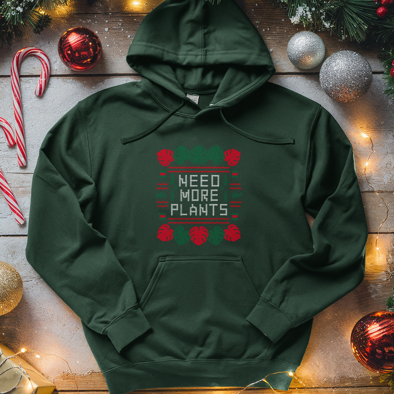 Need More Plants Midweight Hooded Sweatshirt