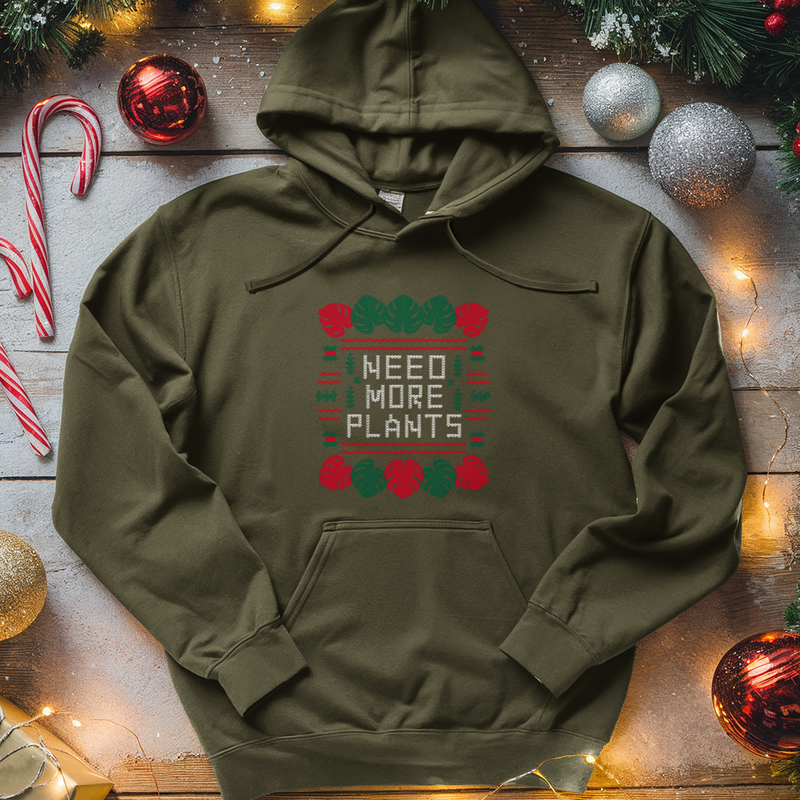 Need More Plants Midweight Hooded Sweatshirt