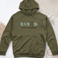 Never Too Many Plants 2 Midweight Hooded Sweatshirt