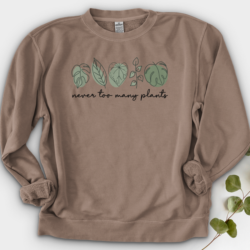 Never Too Many Plants Crewneck