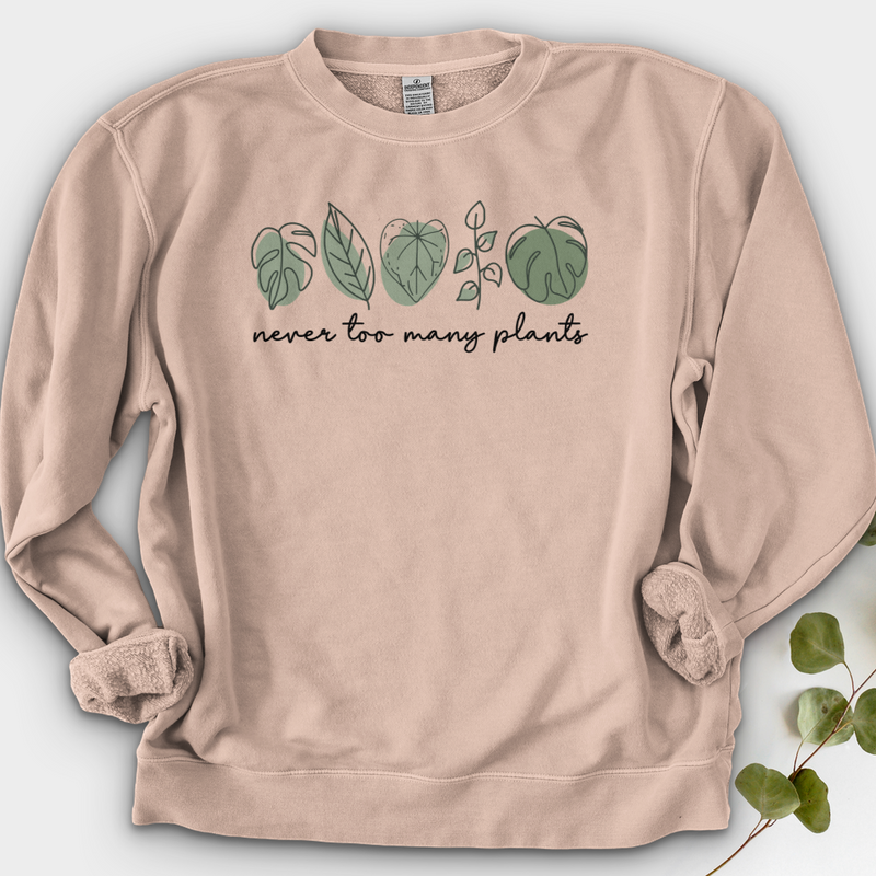 Never Too Many Plants Crewneck
