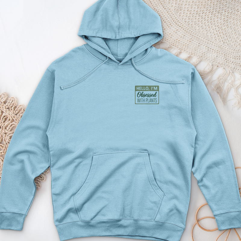 Obsessed With Plants Midweight Hooded Sweatshirt