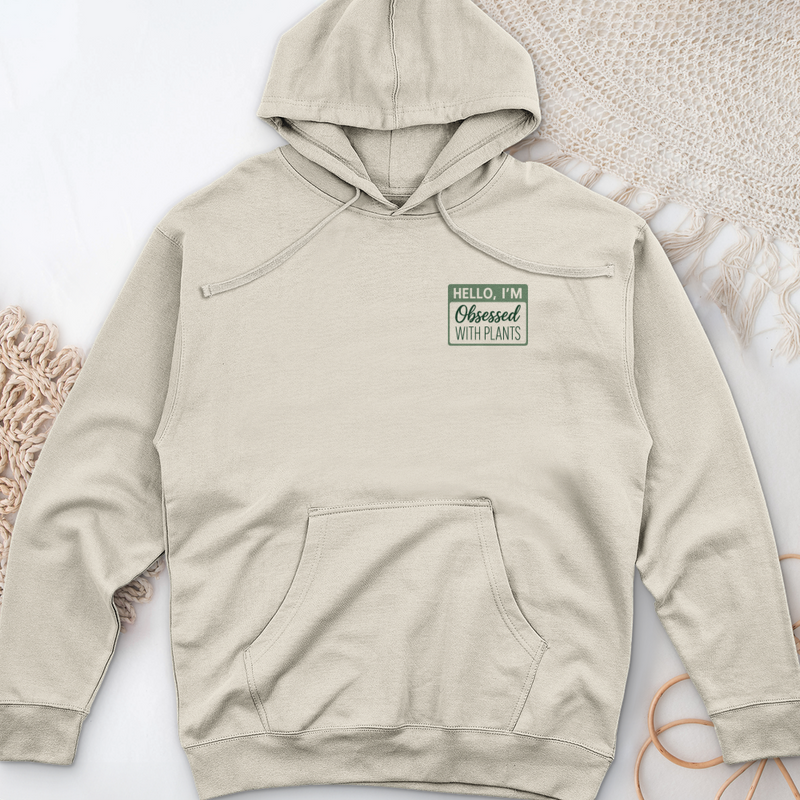 Obsessed With Plants Midweight Hooded Sweatshirt
