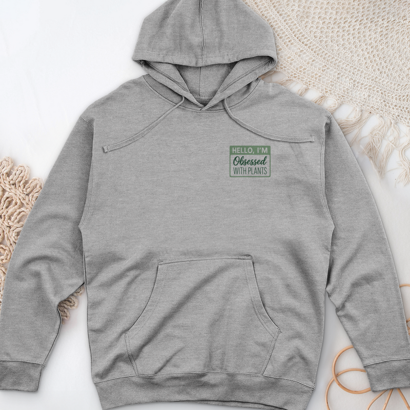 Obsessed With Plants Midweight Hooded Sweatshirt