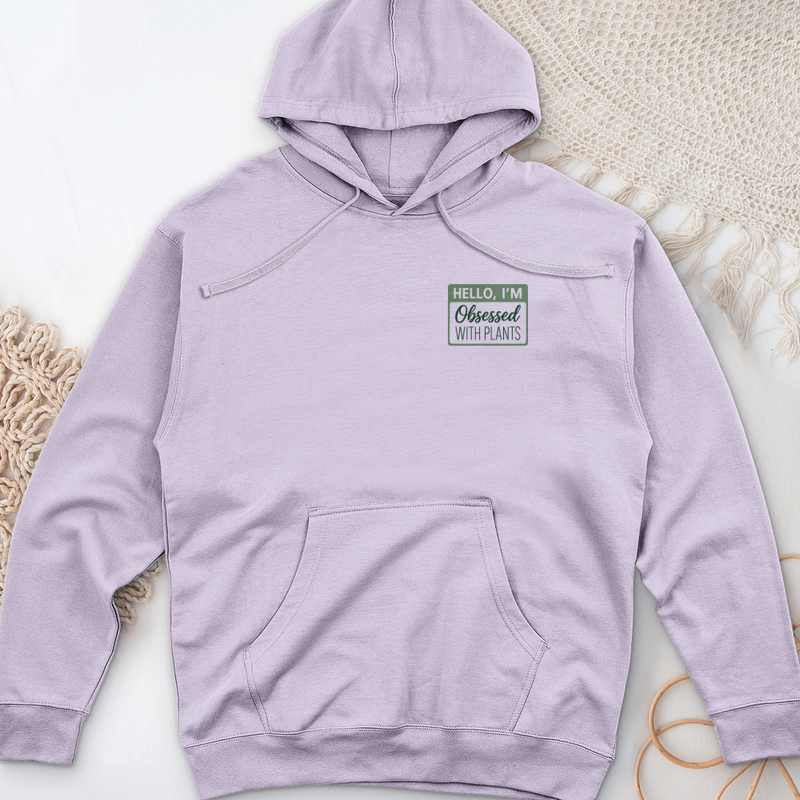 Obsessed With Plants Midweight Hooded Sweatshirt