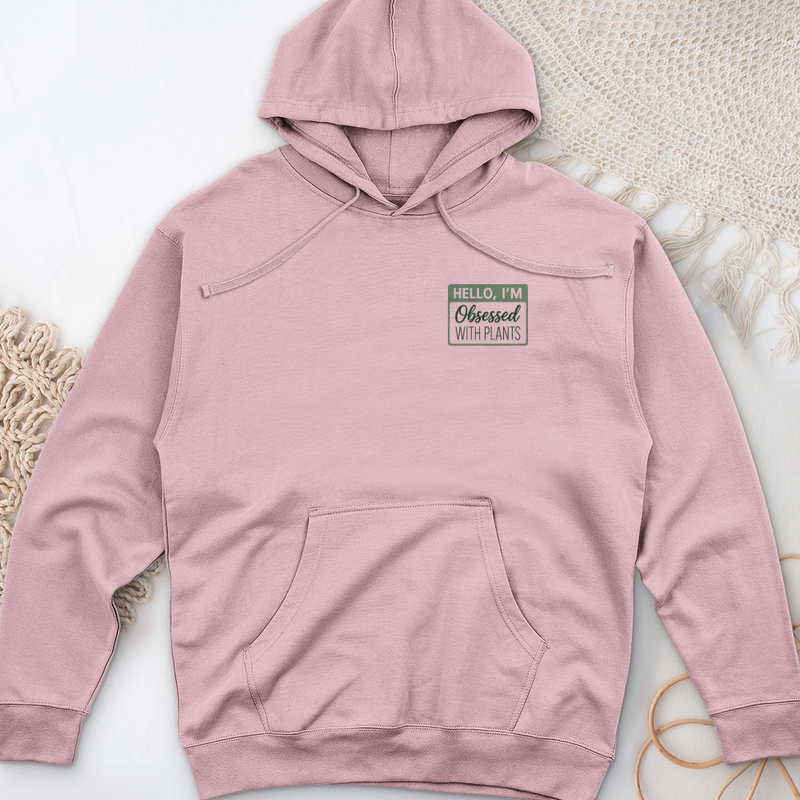 Obsessed With Plants Midweight Hooded Sweatshirt