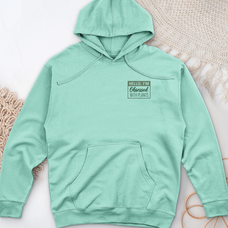 Obsessed With Plants Midweight Hooded Sweatshirt