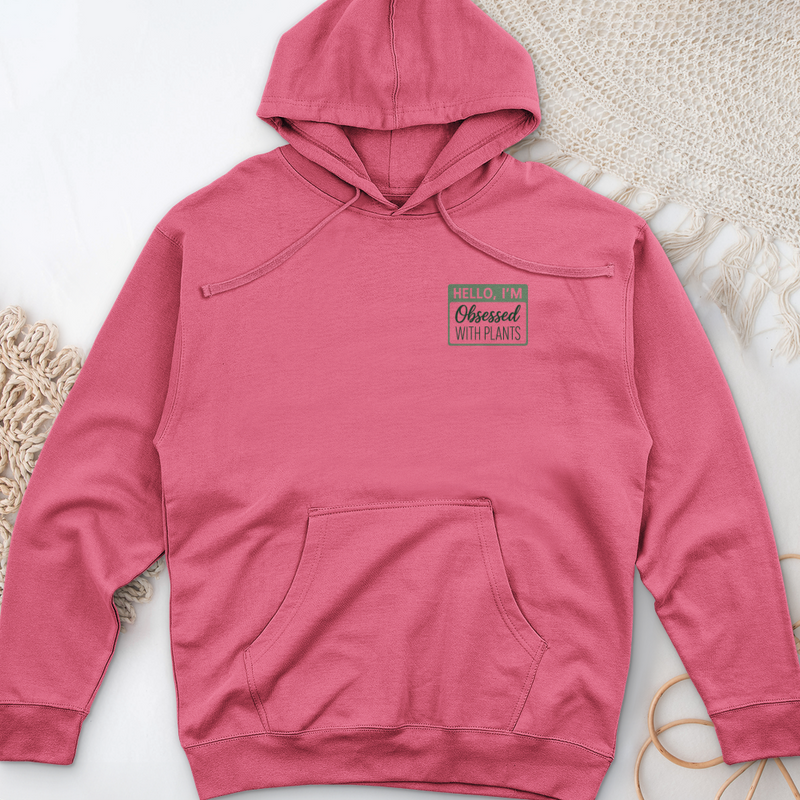 Obsessed With Plants Midweight Hooded Sweatshirt