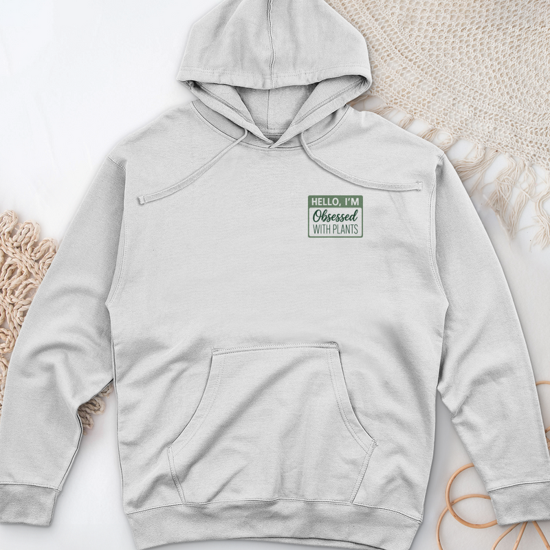 Obsessed With Plants Midweight Hooded Sweatshirt