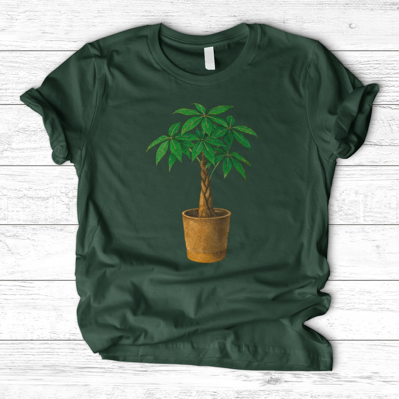 Pachira House Plant T-Shirt