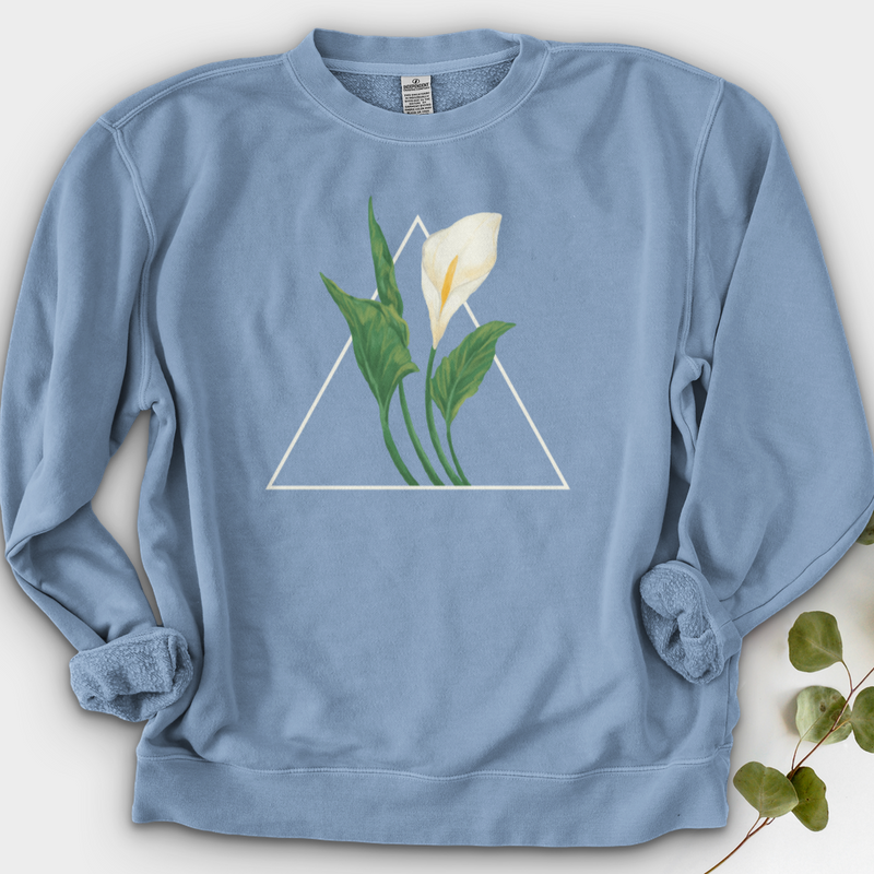 Peace Lily 2 Crewneck