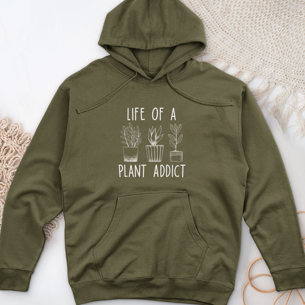 Plant Addict Midweight Hooded Sweatshirt