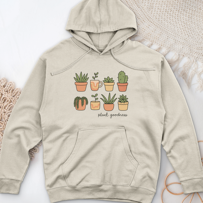 Plant Goodness Midweight Hooded Sweatshirt