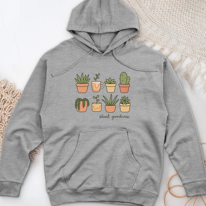 Plant Goodness Midweight Hooded Sweatshirt