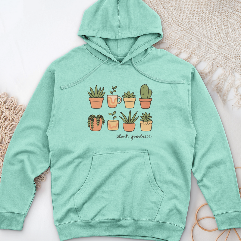 Plant Goodness Midweight Hooded Sweatshirt