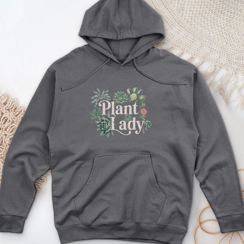 Plant Lady 3 Midweight Hooded Sweatshirt