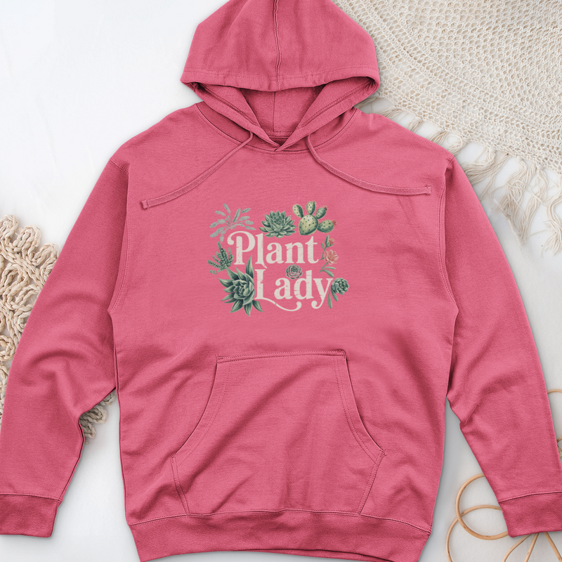 Plant Lady 3 Midweight Hooded Sweatshirt