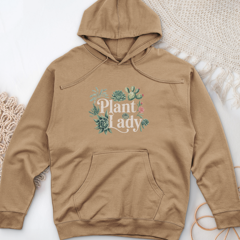 Plant Lady 3 Midweight Hooded Sweatshirt