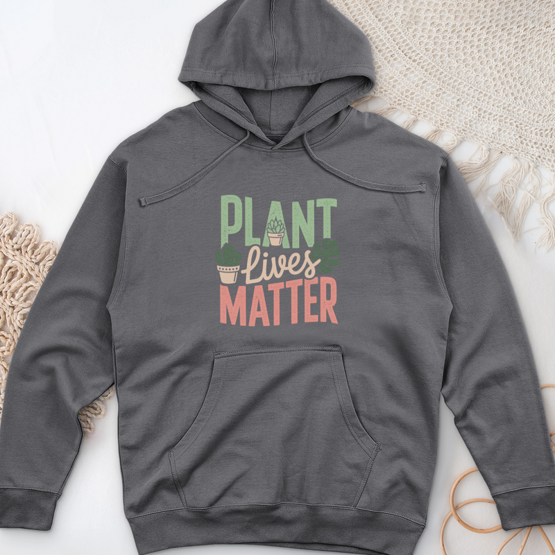 Plant Lives Matter Midweight Hooded Sweatshirt