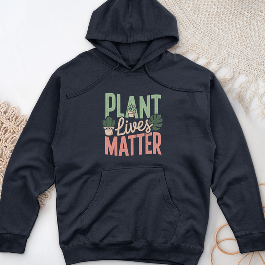 Plant Lives Matter Midweight Hooded Sweatshirt