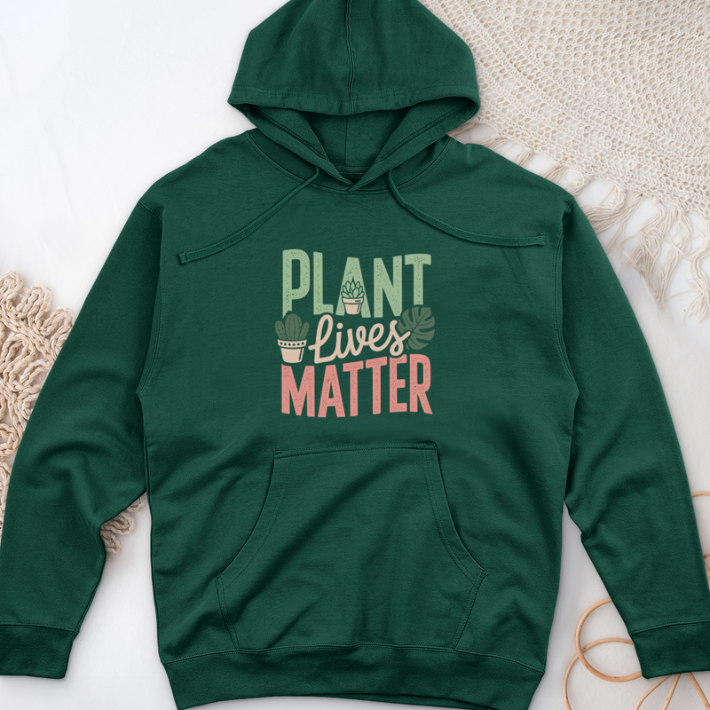 Plant Lives Matter Midweight Hooded Sweatshirt