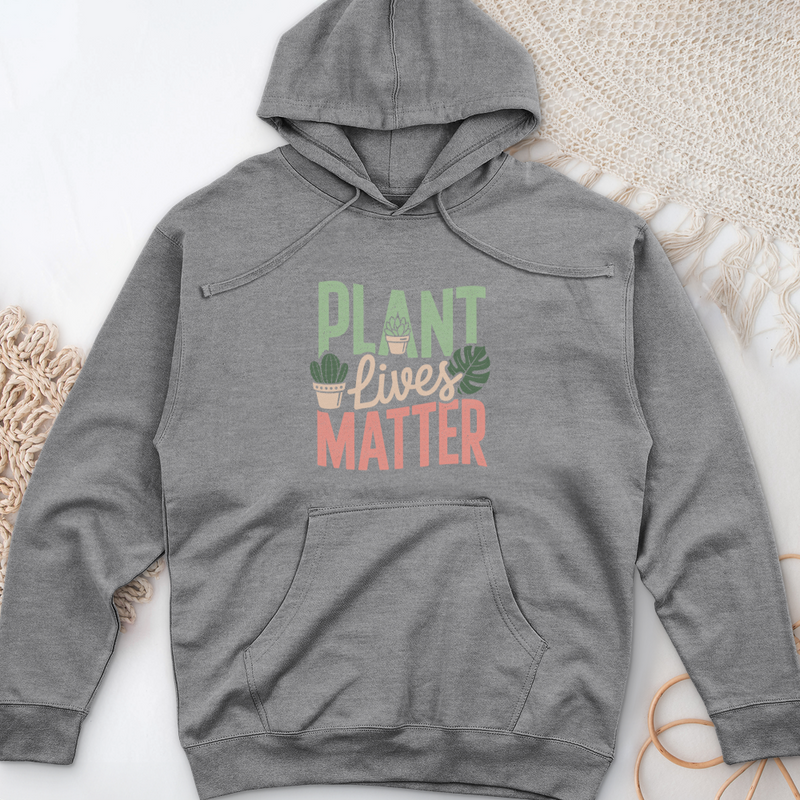 Plant Lives Matter Midweight Hooded Sweatshirt