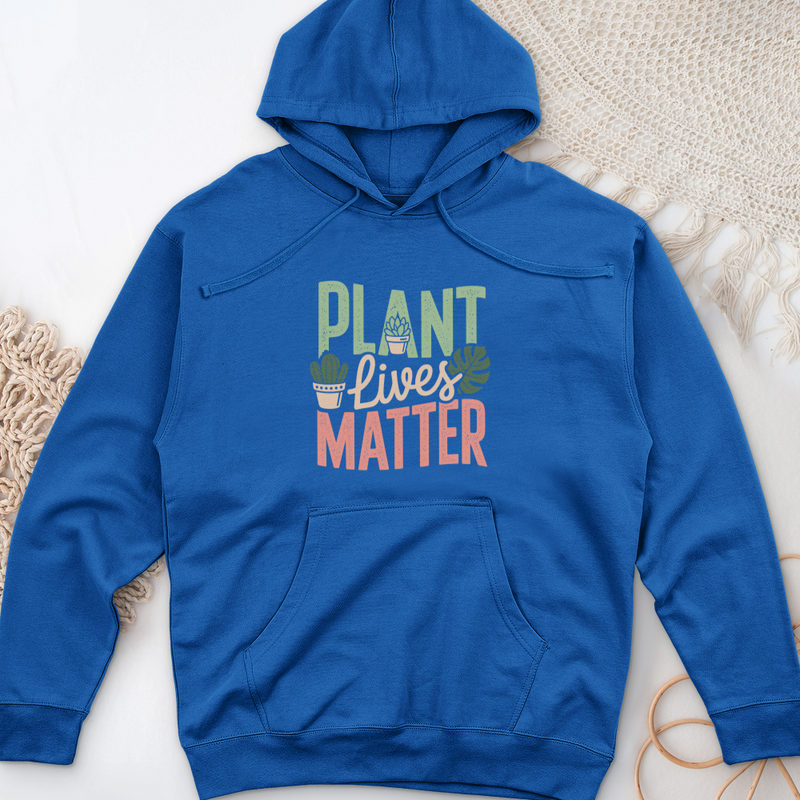 Plant Lives Matter Midweight Hooded Sweatshirt