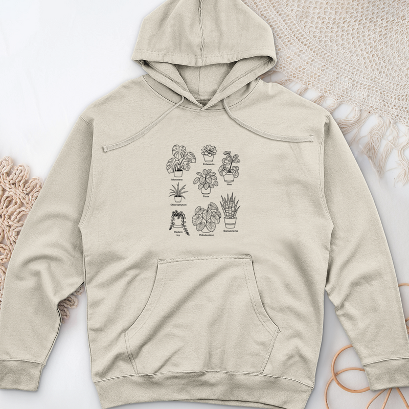 Plant Lovers Midweight Hooded Sweatshirt