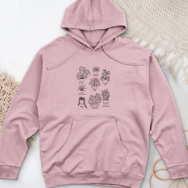 Plant Lovers Midweight Hooded Sweatshirt