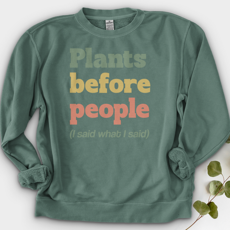 Plants Before People Crewneck