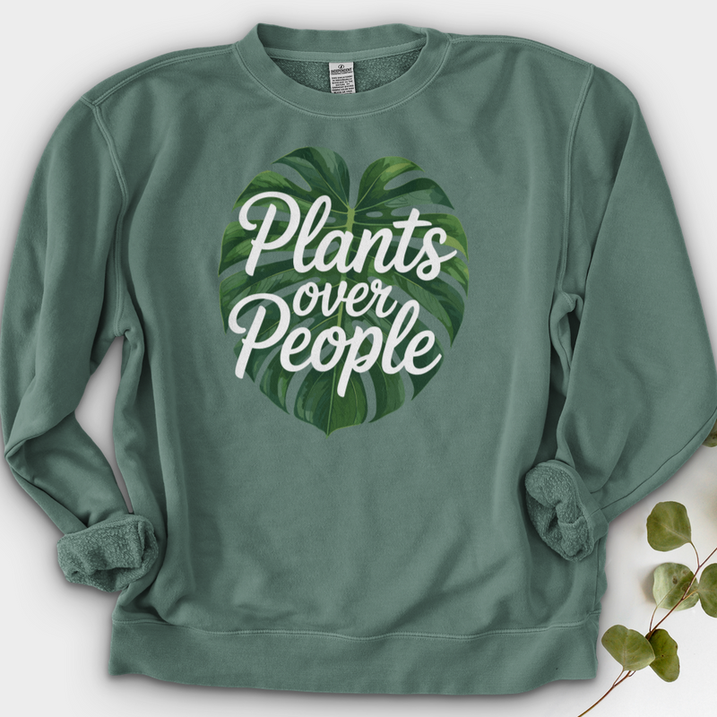 Plants Over People Crewneck