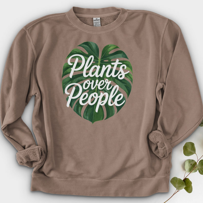 Plants Over People Crewneck