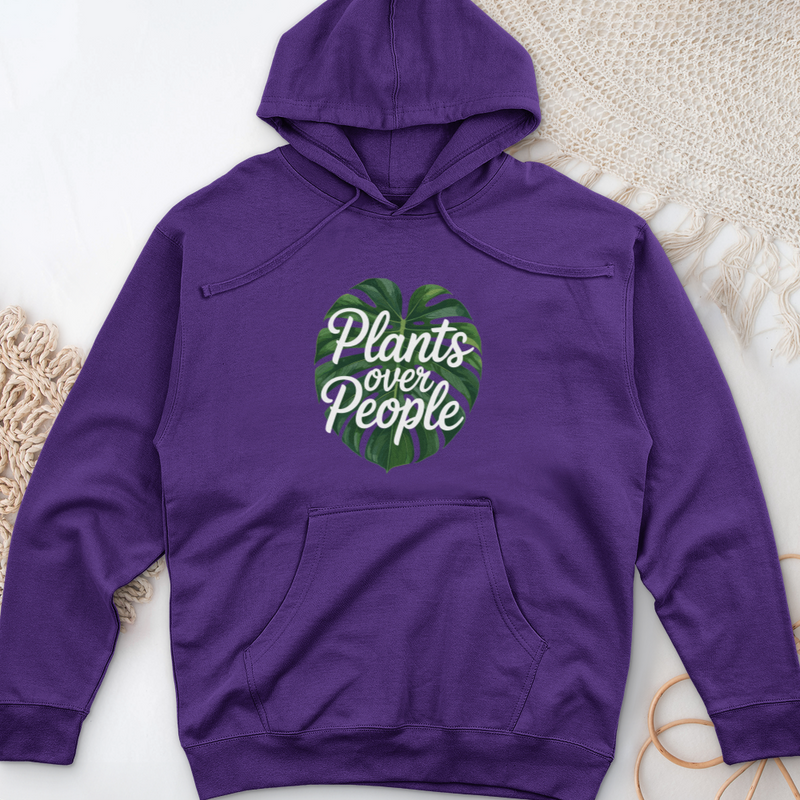 Plants Over People Midweight Hooded Sweatshirt