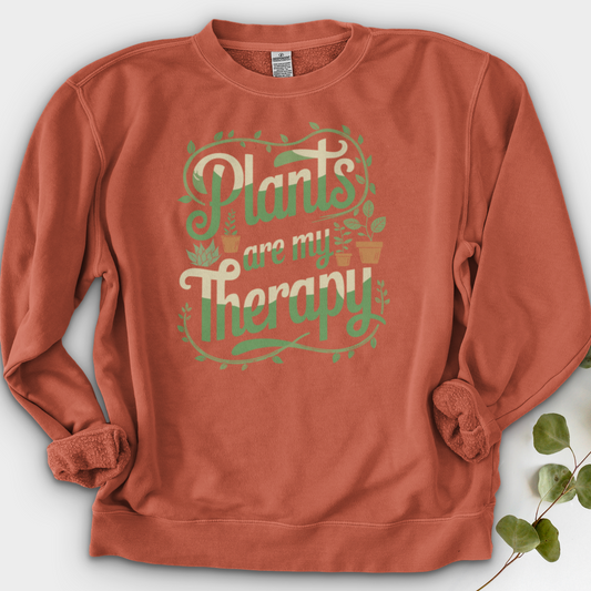Plants are my Therapy 2 Crewneck