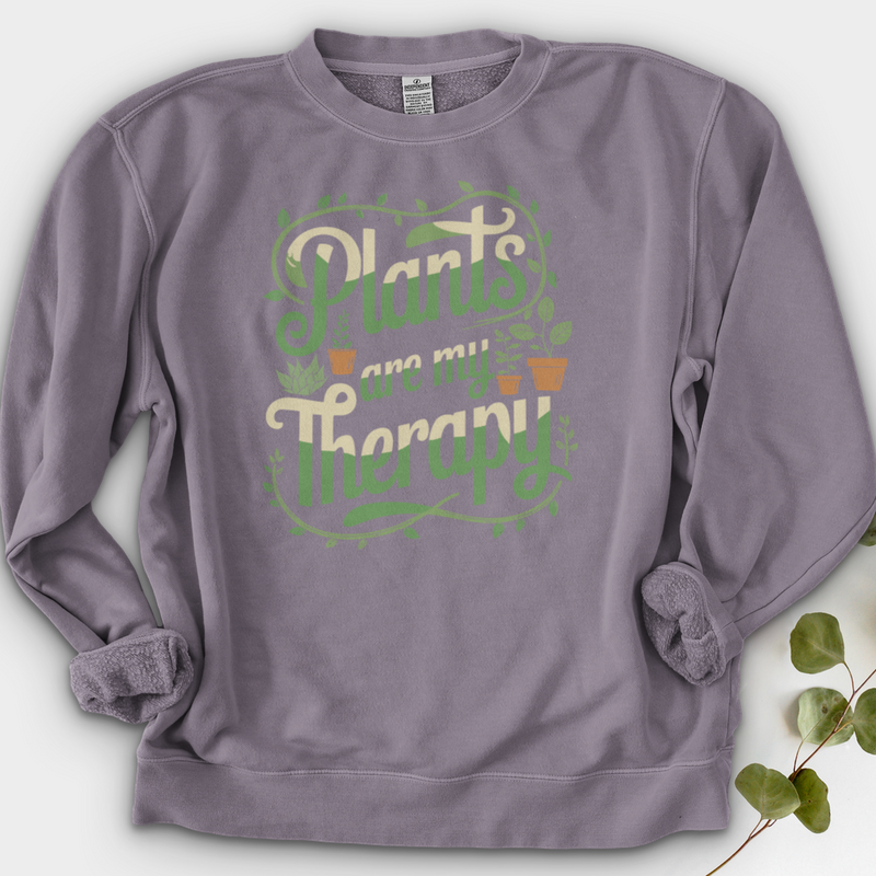 Plants are my Therapy 2 Crewneck