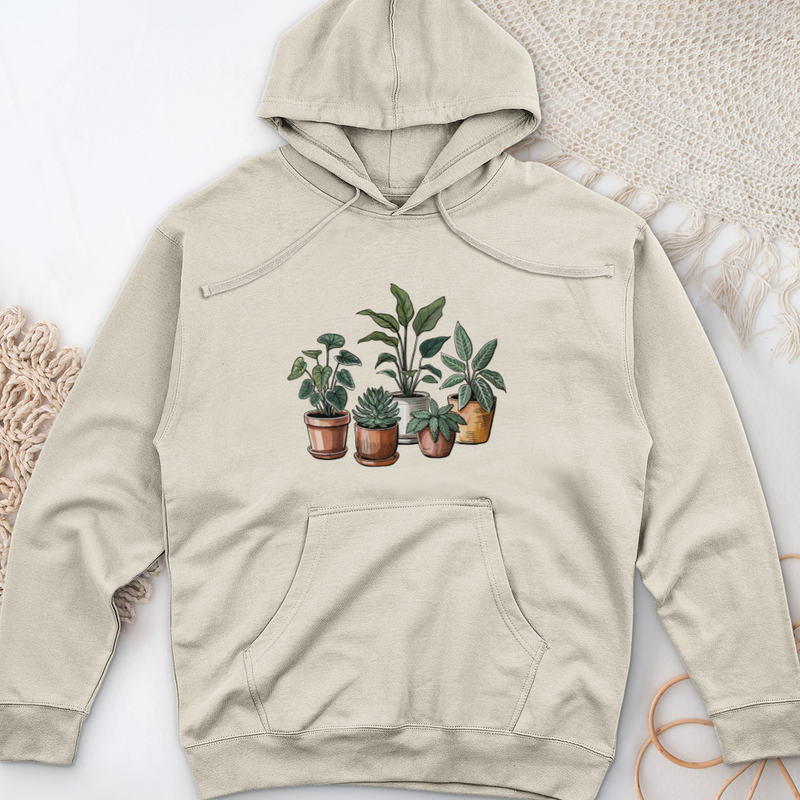 Pot Plant Midweight Hooded Sweatshirt