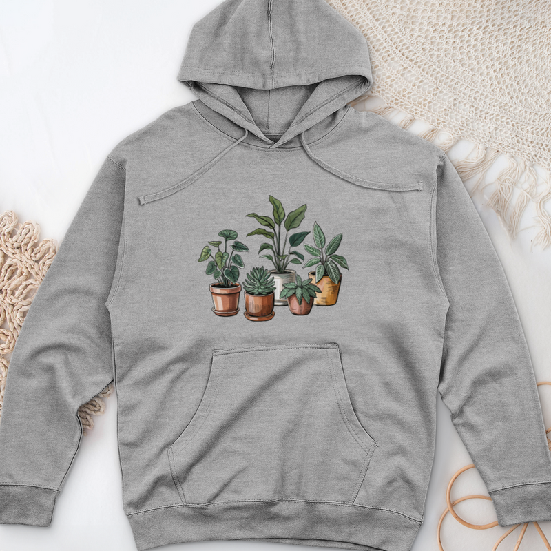 Pot Plant Midweight Hooded Sweatshirt