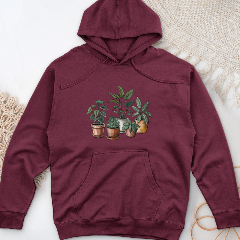 Pot Plant Midweight Hooded Sweatshirt